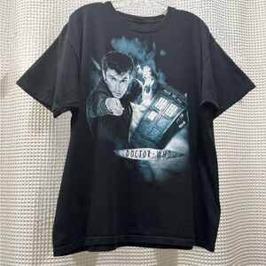 Doctor Who Black Graphic T-Shirt